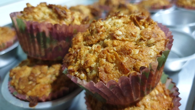 Crunchy Top Banana Muffin With Nuts And Oats- What’s In A Name?
